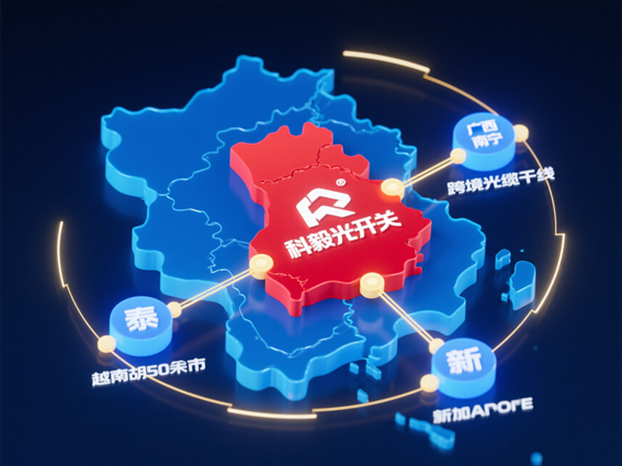 中國-東盟數(shù)字走廊光通信鏈路示意圖 中國-東盟數(shù)字走廊光通信鏈路示意圖