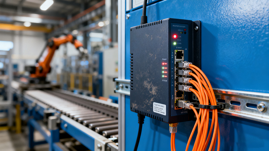 工業(yè)物聯(lián)網(wǎng)網(wǎng)關光開關應用現(xiàn)場