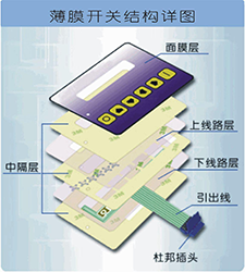柔性光開關分層結構示意圖 - 廣西科毅