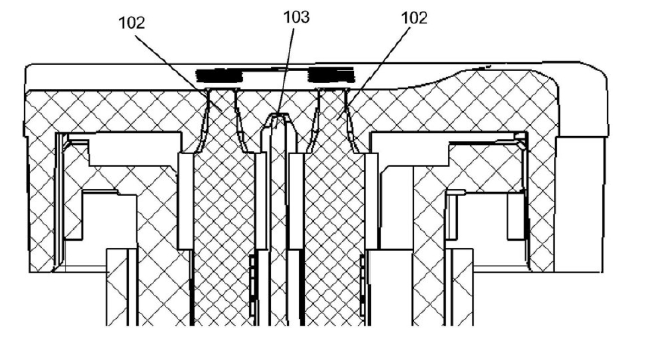 內(nèi)殼體隔離數(shù)個(gè)導(dǎo)光體的示意圖多信標(biāo)光開關(guān)防竄光結(jié)構(gòu)圖 內(nèi)殼體隔離數(shù)個(gè)導(dǎo)光體的示意圖多信標(biāo)光開關(guān)防竄光結(jié)構(gòu)圖