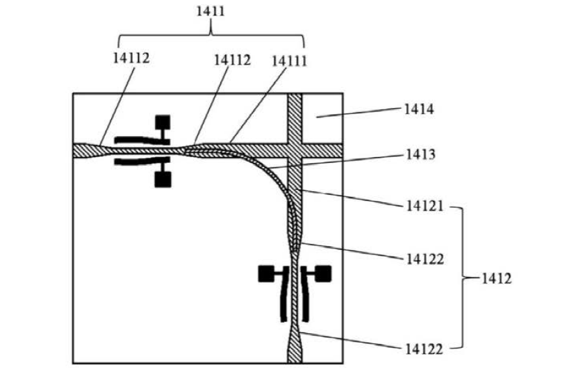 橫向旋轉(zhuǎn)器電極與液晶波導(dǎo)布局示意圖1 - 廣西科毅光通信 橫向旋轉(zhuǎn)器電極與液晶波導(dǎo)布局示意圖1 - 廣西科毅光通信