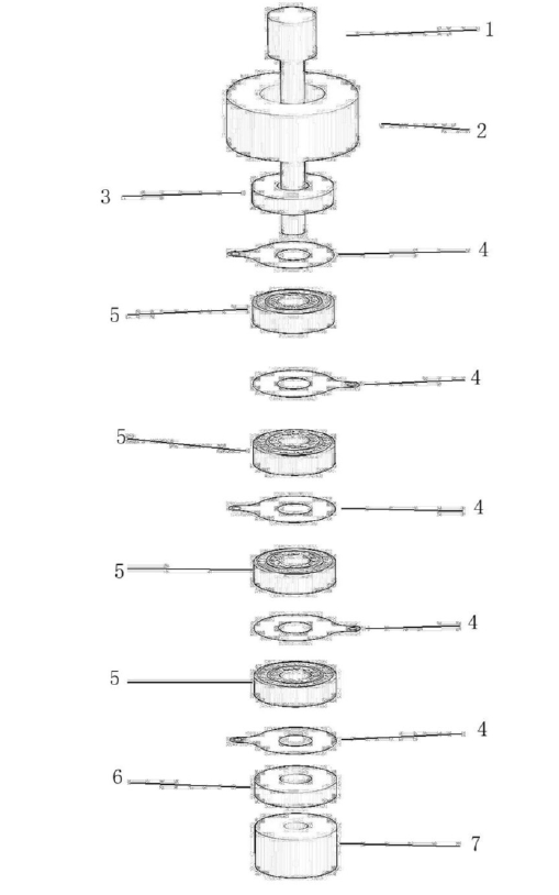 基于多層嵌套壓電堆的加速度傳感器分解圖 - 廣西科毅光通信 基于多層嵌套壓電堆的加速度傳感器分解圖 - 廣西科毅光通信