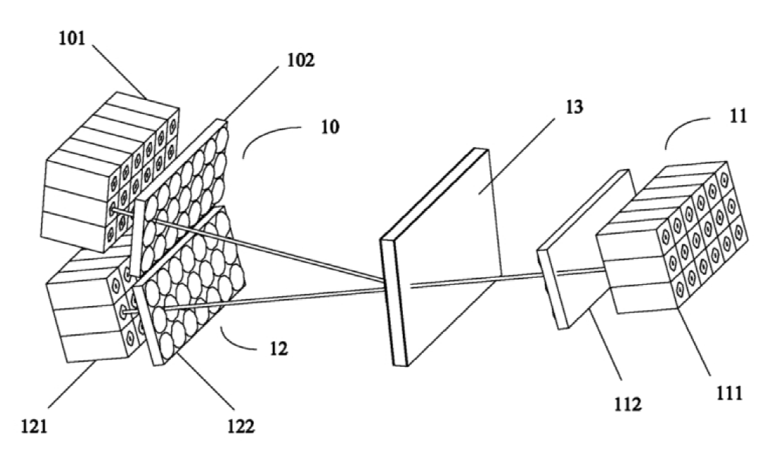 陣列式WDM結(jié)構示意圖 - 廣西科毅光通信
