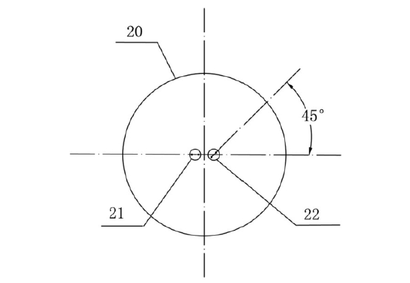 一種反射式保偏光隔離器中光纖毛細管的端面示意圖 - 廣西科毅光通信 一種反射式保偏光隔離器中光纖毛細管的端面示意圖 - 廣西科毅光通信